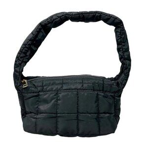 NWT Puffy Quilted Y2K Black Shoulder Bag